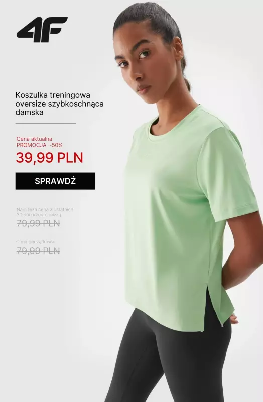 4F - gazetka promocyjna Dodatkowe -20% na przecenione produkty przy zakupach od 99 PLN! od środy 30.04 do niedzieli 04.05 - strona 4