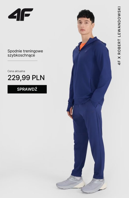 4F - gazetka promocyjna Nowa kolekcja treningowa Roberta Lewandowskiego od wtorku 06.05  - strona 10
