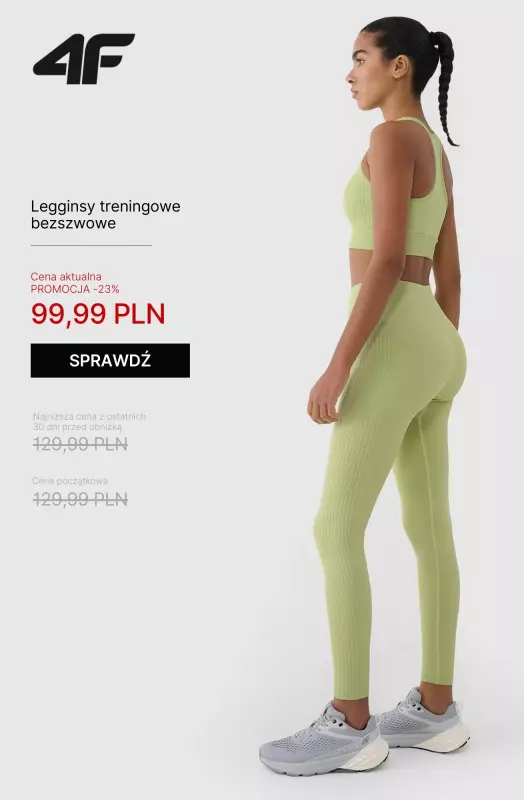 4F - gazetka promocyjna Kolekcja treningowa dla Niej w Super Cenie!   - strona 3