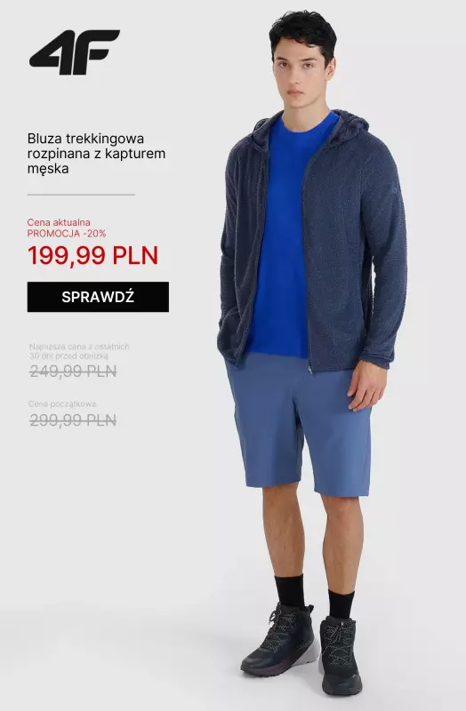 4F - gazetka promocyjna Odzież Outdoor - idealna na zmienną pogodę! od czwartku 08.05  - strona 7