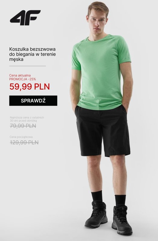 4F - gazetka promocyjna Odzież Outdoor - idealna na zmienną pogodę! od czwartku 08.05  - strona 3