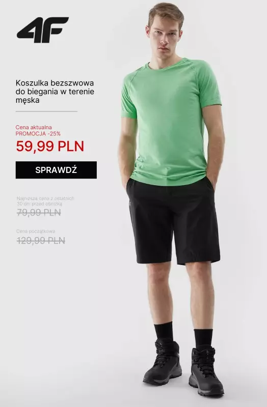 4F - gazetka promocyjna Odzież Outdoor - idealna na zmienną pogodę!   - strona 3