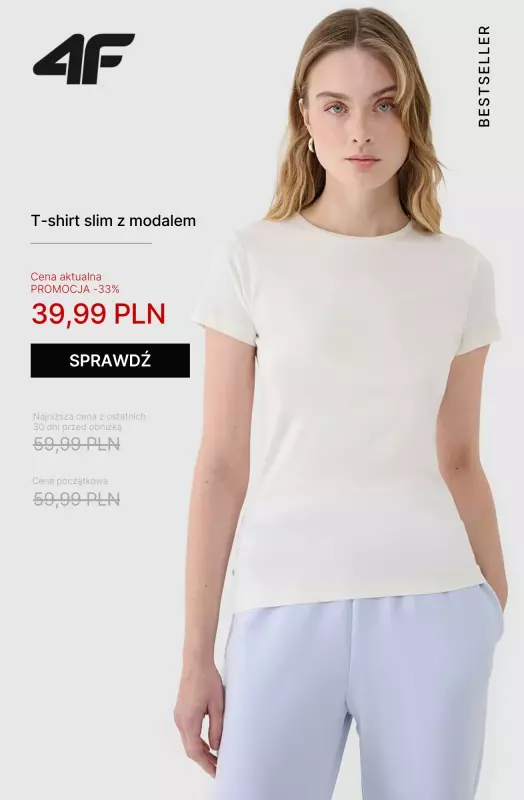 4F - gazetka promocyjna Produkty z wyprzedaży do 100 zł – Dla Niej   - strona 3