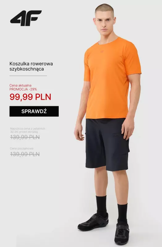 4F - gazetka promocyjna Kolekcja rowerowa dla Niego od środy 28.05  - strona 2