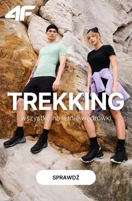4F - gazetka promocyjna Letni trekking – wszystko na wycieczkę w góry od czwartku 05.06 do piątku 13.06