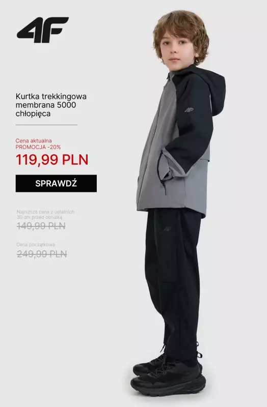 4F - gazetka promocyjna Letni trekking – wszystko na wycieczkę w góry od czwartku 05.06 do piątku 13.06 - strona 13