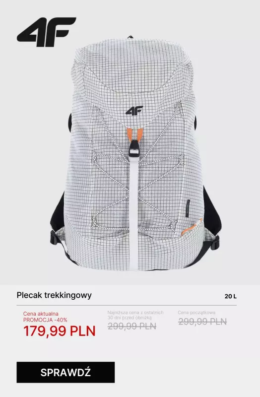 4F - gazetka promocyjna Letni trekking – wszystko na wycieczkę w góry od czwartku 05.06 do niedzieli 15.06 - strona 17