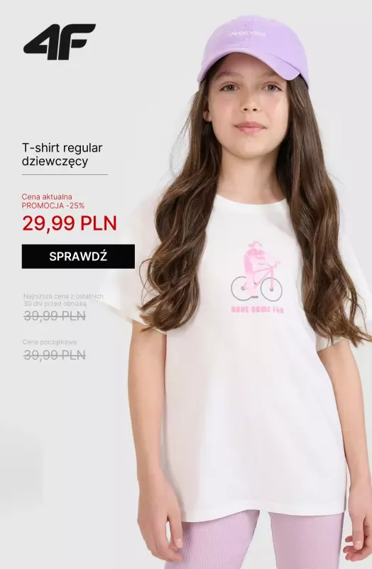 4F - gazetka promocyjna Wakacyjne zestawy dla dzieci – na każda letnią przygodę od wtorku 10.06  - strona 4