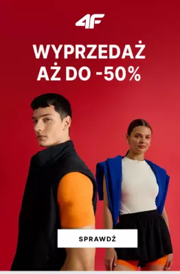 4F - gazetka promocyjna Wyprzedaż do -50% od piątku 13.06 do poniedziałku 30.06