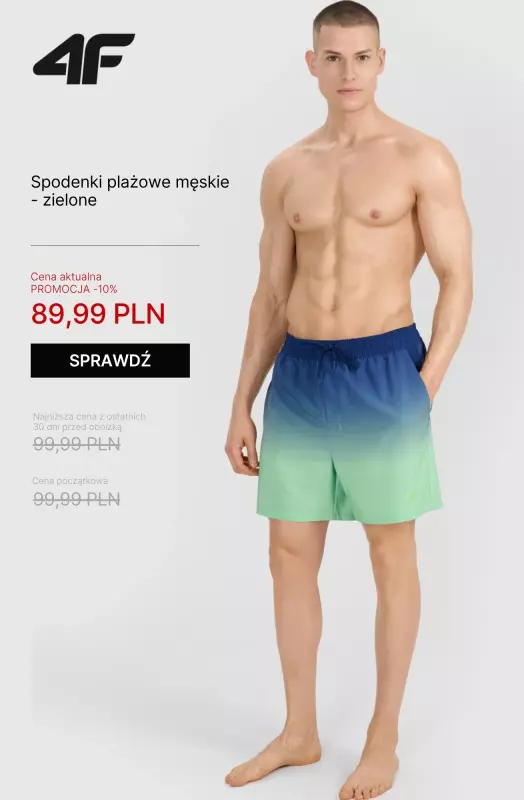 4F - gazetka promocyjna Wyprzedaż do -50% od piątku 13.06 do poniedziałku 30.06 - strona 8