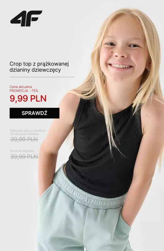 4F - gazetka promocyjna Produkty dla dzieci z wyprzedaży – do 50 zł od wtorku 17.06 do wtorku 24.06 - strona 2