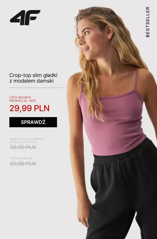 4F - gazetka promocyjna BESTSELLERY na wyprzedaży od piątku 20.06 do poniedziałku 30.06 - strona 2