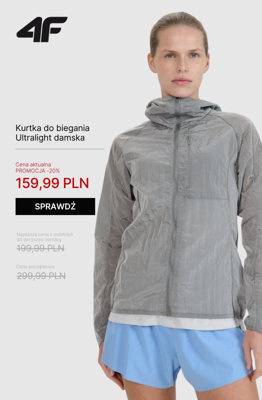 4F - gazetka promocyjna Kolekcja biegowa dla Niej od czwartku 26.06  - strona 12