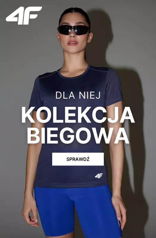 4F - gazetka promocyjna Kolekcja biegowa dla Niej od czwartku 26.06 