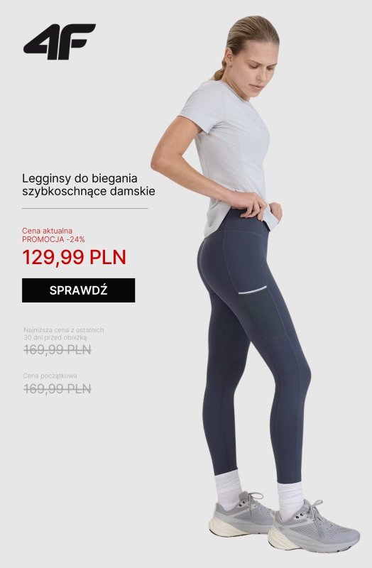 4F - gazetka promocyjna Kolekcja biegowa dla Niej od czwartku 26.06  - strona 8