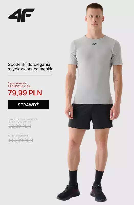 4F - gazetka promocyjna Kolekcja biegowa dla Niego   - strona 3