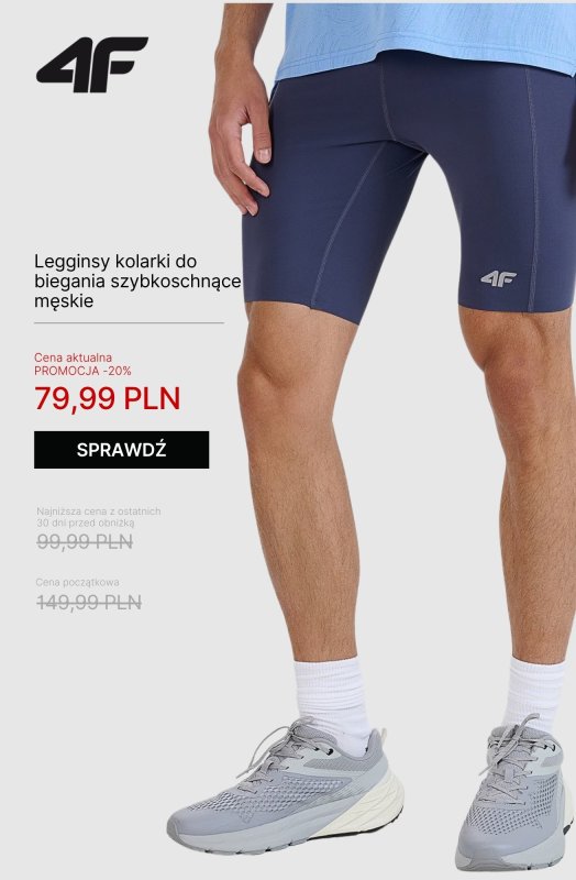 4F - gazetka promocyjna Kolekcja biegowa dla Niego od czwartku 26.06  - strona 5