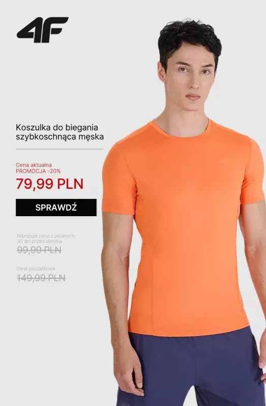 4F - gazetka promocyjna Kolekcja biegowa dla Niego od czwartku 26.06  - strona 6