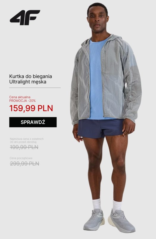 4F - gazetka promocyjna Kolekcja biegowa dla Niego od czwartku 26.06  - strona 11