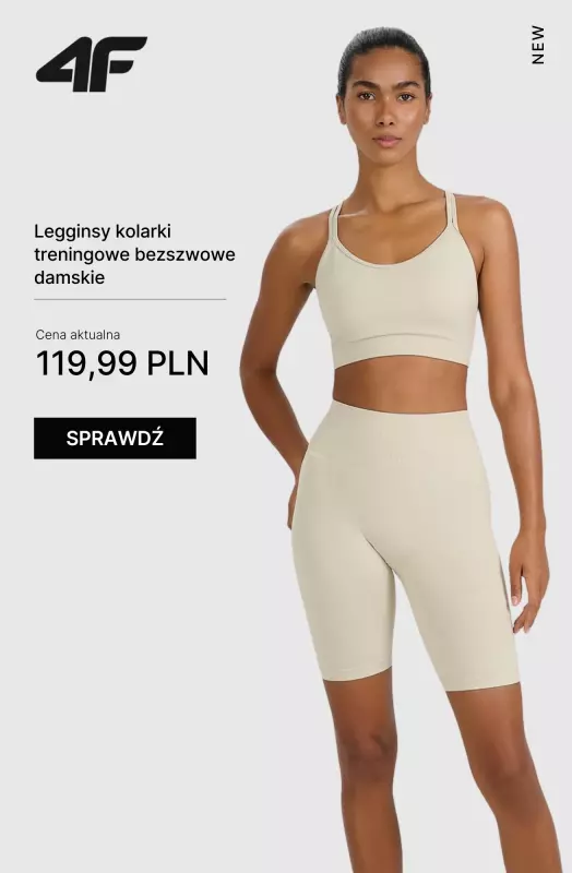 4F - gazetka promocyjna Nowa kolekcja treningowa dla Niej   - strona 3
