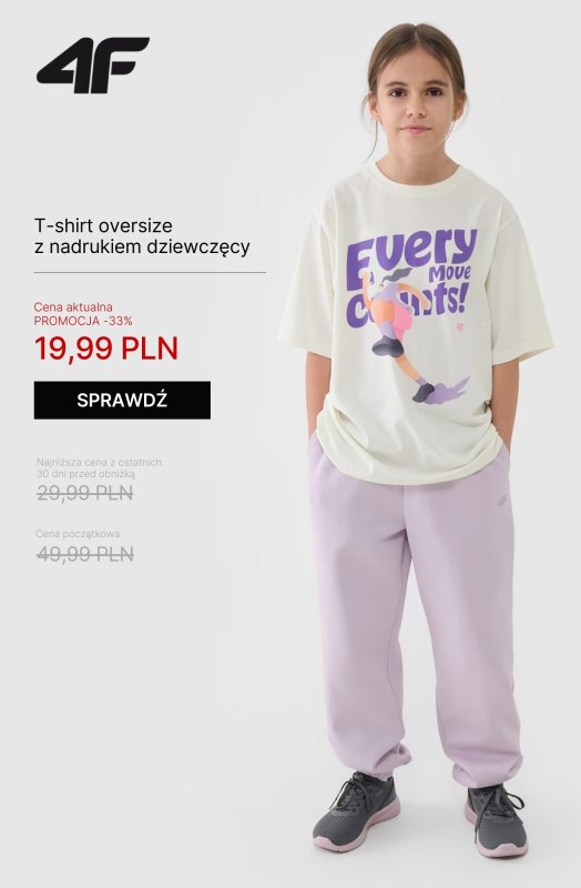 4F - gazetka promocyjna Produkty dla dzieci z wyprzedaży – do 50 zł od piątku 11.07 do poniedziałku 21.07 - strona 4