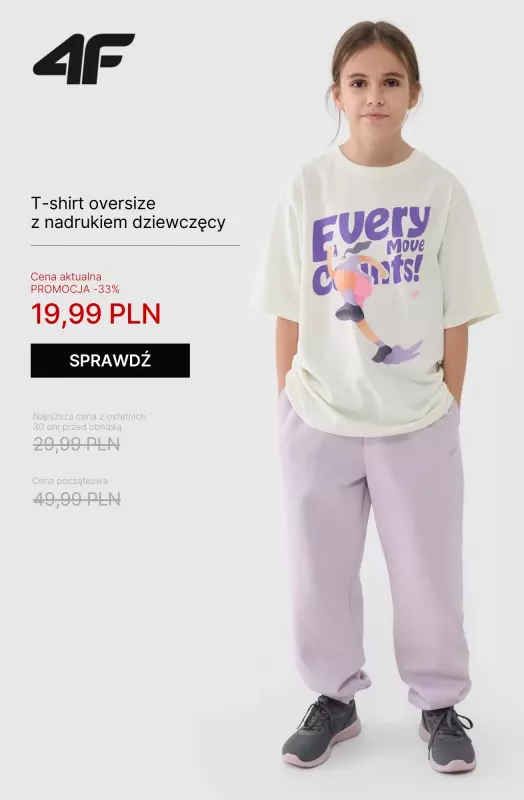 4F - gazetka promocyjna Produkty dla dzieci z wyprzedaży – do 50 zł od piątku 11.07 do poniedziałku 21.07 - strona 4