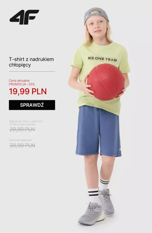 4F - gazetka promocyjna Produkty dla dzieci z wyprzedaży – do 50 zł od piątku 11.07 do poniedziałku 21.07 - strona 5