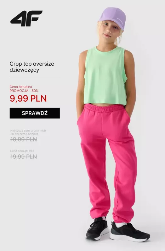 4F - gazetka promocyjna Produkty dla dzieci z wyprzedaży – do 50 zł   - strona 3