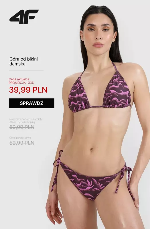 4F - gazetka promocyjna Stroje kąpielowe damskie z wyprzedaży   - strona 2