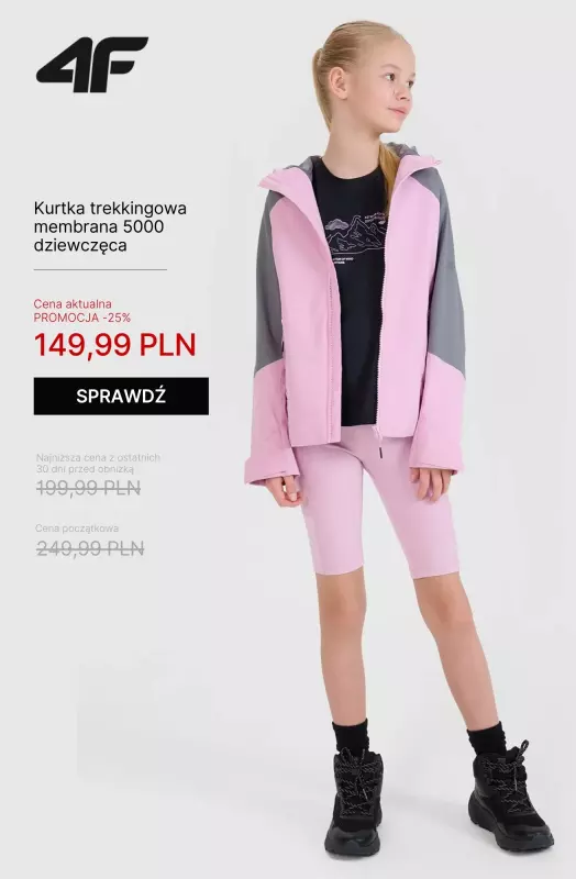 4F - gazetka promocyjna Trekking do -50% – ubierz się na szlak!   - strona 3