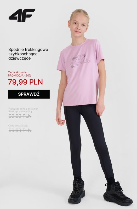 4F - gazetka promocyjna Trekking do -50% – ubierz się na szlak! od piątku 18.07 do poniedziałku 21.07 - strona 7
