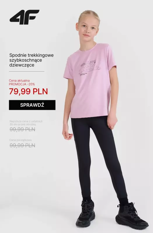 4F - gazetka promocyjna Trekking do -50% – ubierz się na szlak! od piątku 18.07 do poniedziałku 21.07 - strona 7