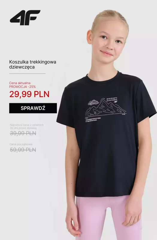 4F - gazetka promocyjna Trekking do -50% – ubierz się na szlak! od piątku 18.07 do poniedziałku 21.07 - strona 6