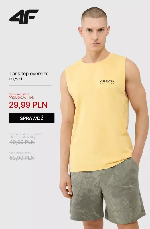 4F - gazetka promocyjna WYPRZEDAŻ: Setki produktów aż do 50% taniej! od piątku 18.07 do poniedziałku 21.07 - strona 5