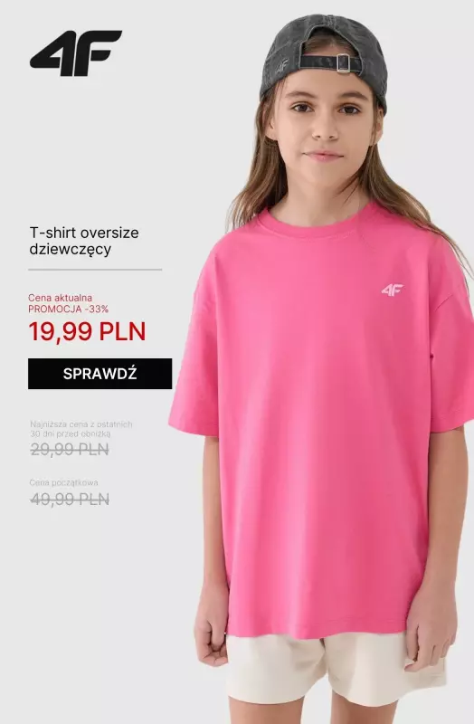 4F - gazetka promocyjna WYPRZEDAŻ: Setki produktów aż do 50% taniej! od piątku 18.07 do poniedziałku 21.07 - strona 13