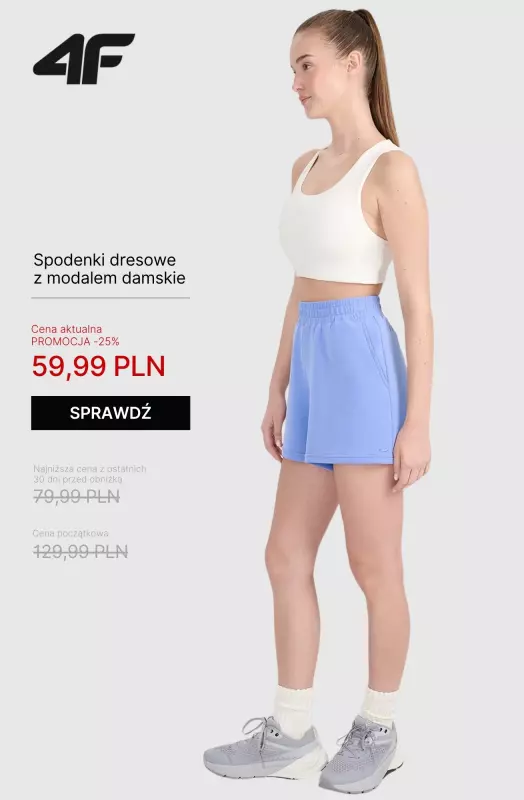 4F - gazetka promocyjna FINAL SALE: Extra -20% na wyprzedaż przy zakupach od 99zł!   - strona 3