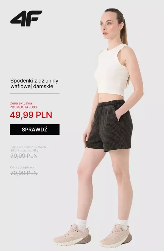 4F - gazetka promocyjna Wyprzedaż do -50% – okazje dla Niej do 50 zł od wtorku 22.07 do wtorku 12.08 - strona 7