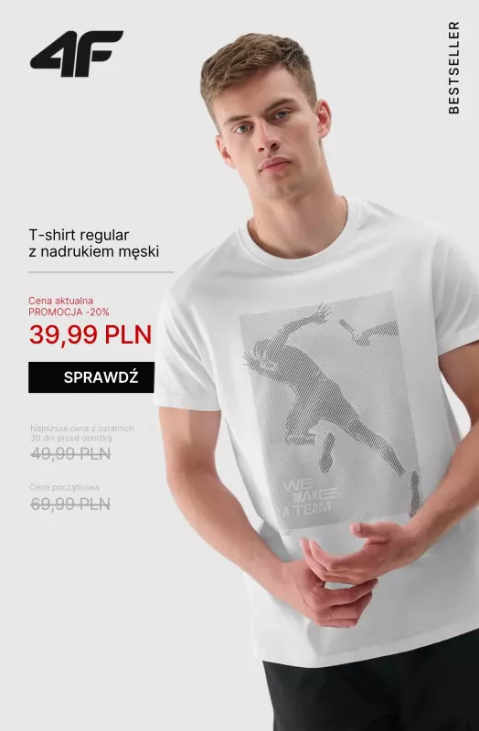 4F - gazetka promocyjna Wyprzedaż do -50% – okazje dla Niego do 50 zł   - strona 2