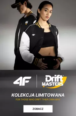 4F - gazetka promocyjna Kolekcja Limitowana 4F x Drift Masters od czwartku 24.07 