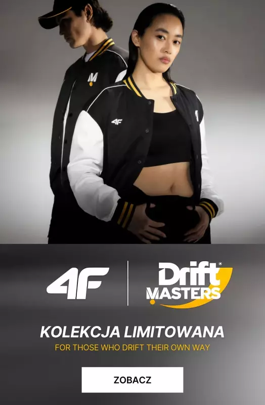 4F - gazetka promocyjna Kolekcja Limitowana 4F x Drift Masters od czwartku 24.07 