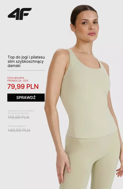 4F - gazetka promocyjna Joga i Pilates – kolekcja dla Niej od soboty 26.07  - strona 5