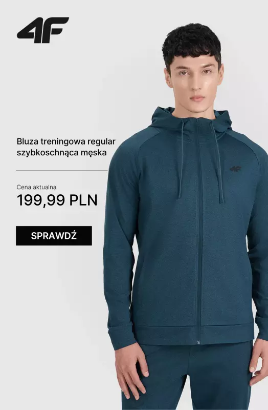 4F - gazetka promocyjna Nowa kolekcja treningowa dla Niego od czwartku 07.08  - strona 7