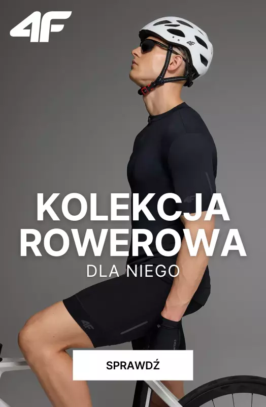 4F - gazetka promocyjna Kolekcja rowerowa dla Niego od poniedziałku 11.08 