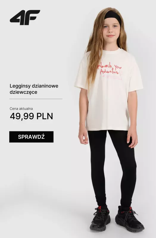 4F - gazetka promocyjna BACK TO SPORT - Nowa kolekcja dla dzieci!   - strona 3