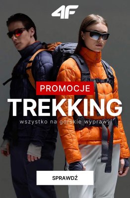 4F - gazetka promocyjna Najlepsze okazje: TREKKING od czwartku 14.08 