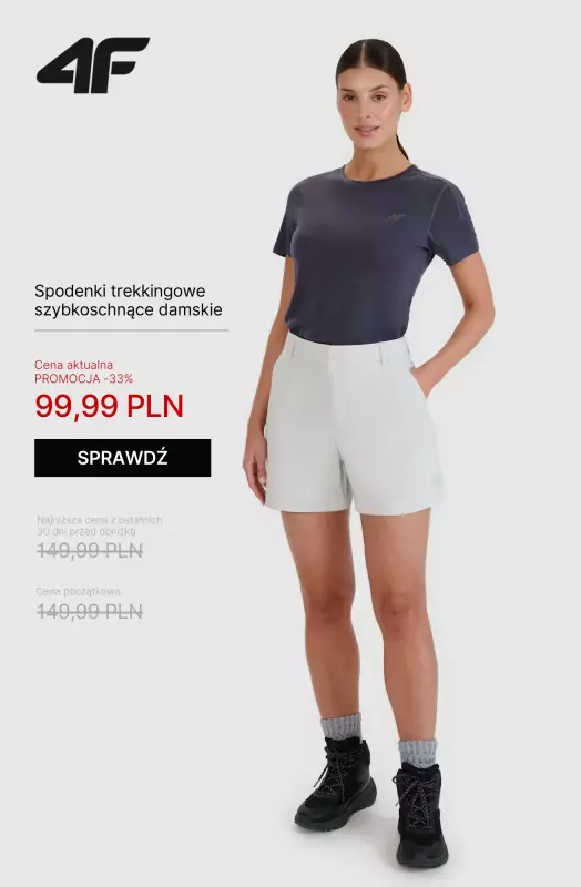4F - gazetka promocyjna Najlepsze okazje: TREKKING   - strona 2
