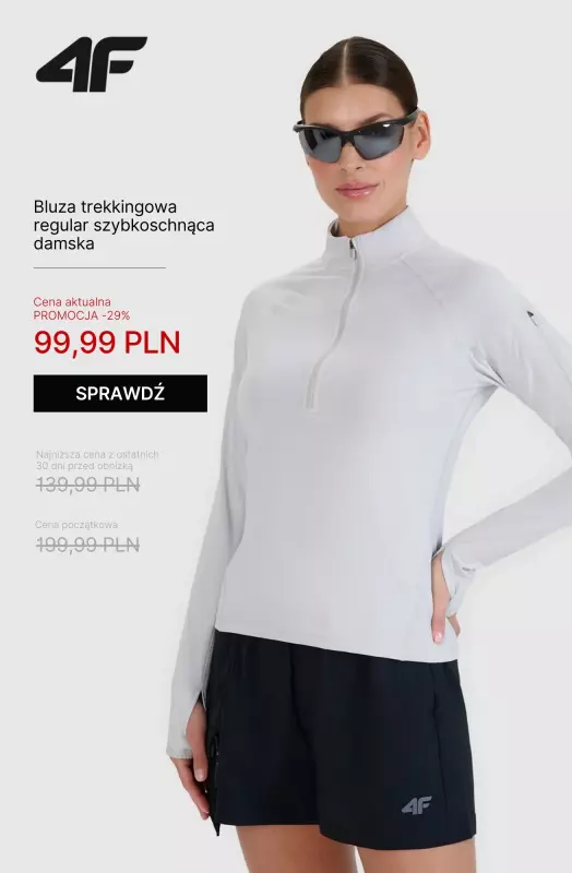 4F - gazetka promocyjna Najlepsze okazje: TREKKING od czwartku 14.08  - strona 4