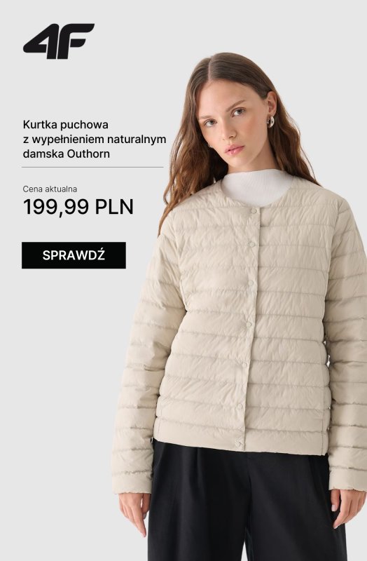 4F - gazetka promocyjna Kurtki przejściowe damskie – od 69,99 zł od piątku 05.09  - strona 9