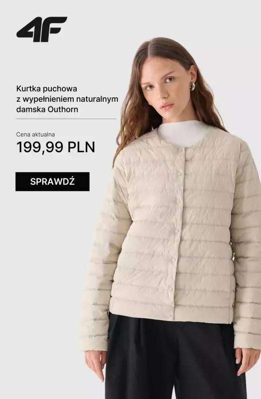4F - gazetka promocyjna Kurtki przejściowe damskie – od 69,99 zł od piątku 05.09  - strona 9
