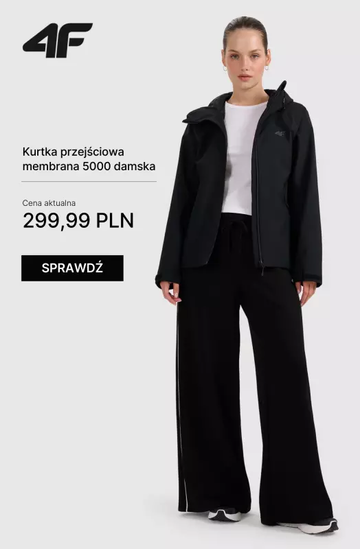 4F - gazetka promocyjna Kurtki przejściowe damskie – od 69,99 zł od piątku 05.09  - strona 4